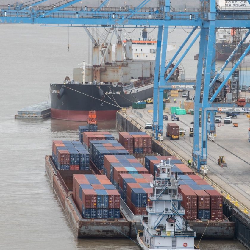 Port NOLA's barge traffic hits record high
