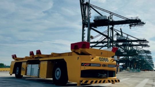 ZPMC supplies PSA Singapore with AGVs made in Malaysia