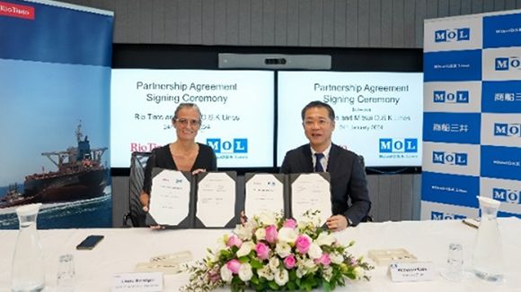 MOL, Rio Tinto expand joint efforts for shipping decarbonization